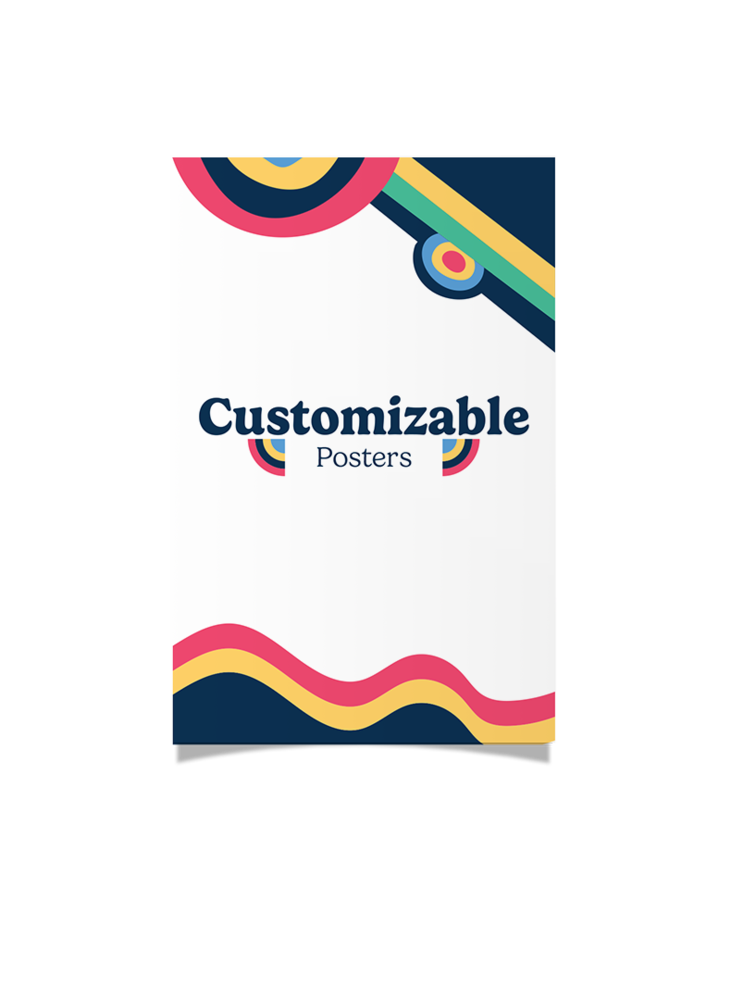 Customizable poster — a product tile from the catalog system.