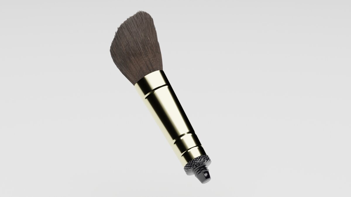 FlauntBrush bronzer brush — product render.