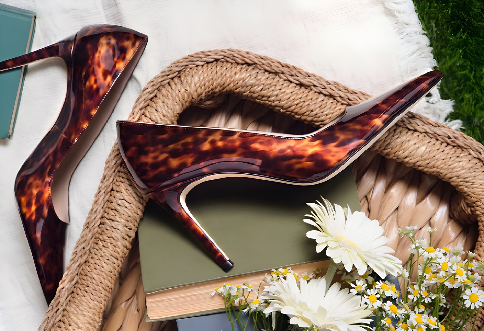 Stuart Weitzman retail brand imagery.
