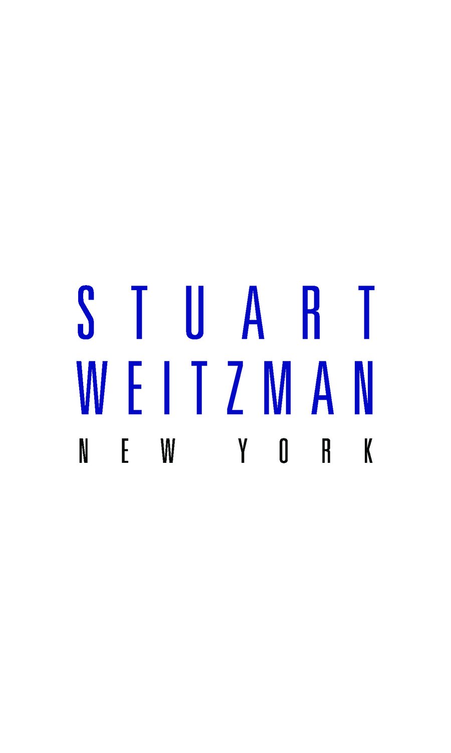 Stuart Weitzman business card, reverse.