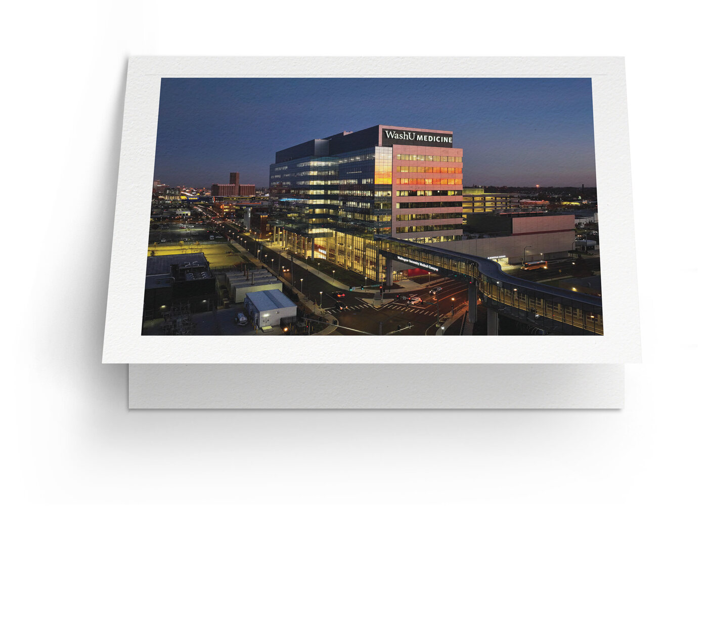 WashU Medicine 5×7 folded notecard.